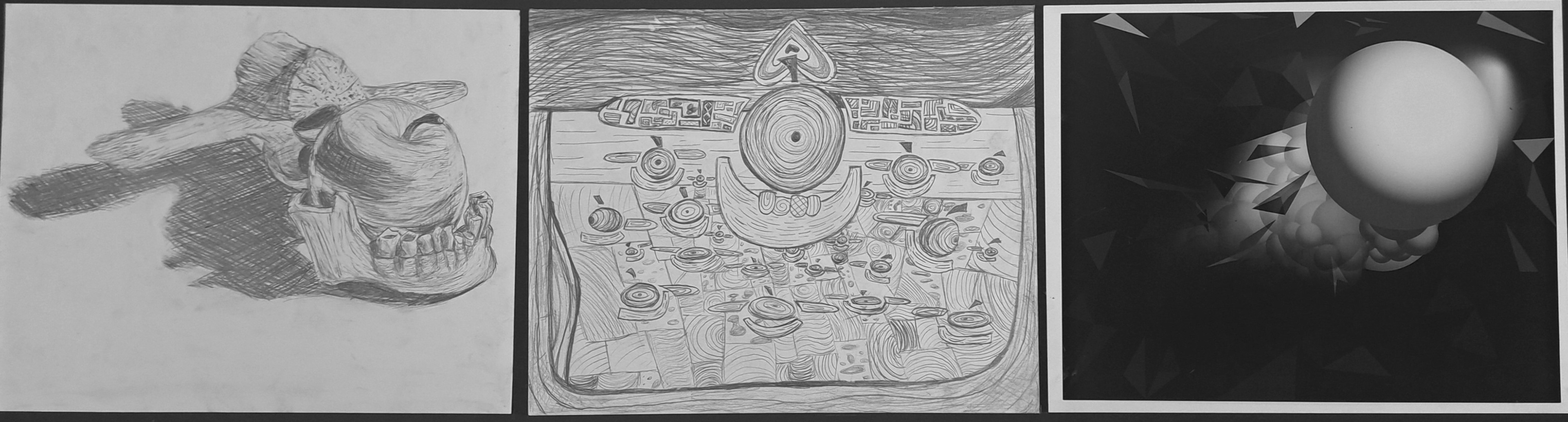 Various levels of abstraction of the same image